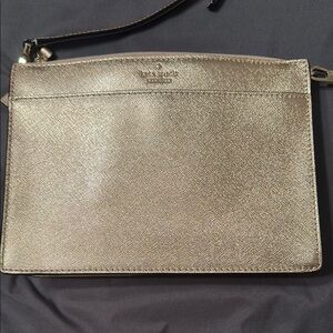 Kate Spade Gold Wristlet